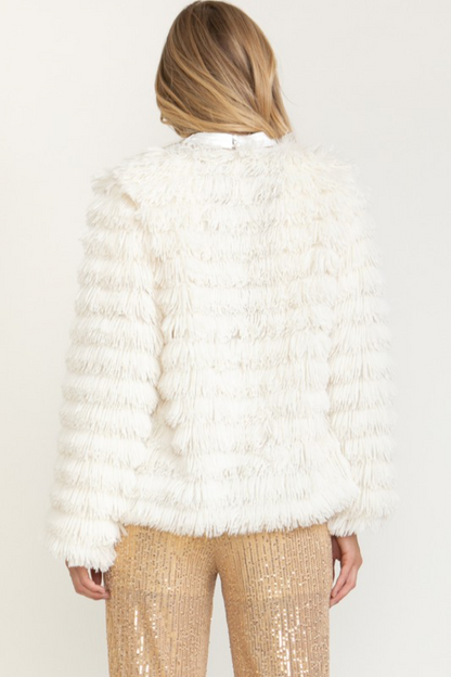 Faux Shag Jacket