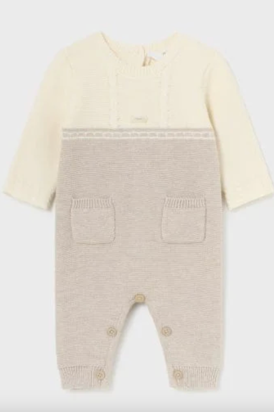 Knit Natural Romper