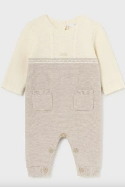Knit Natural Romper