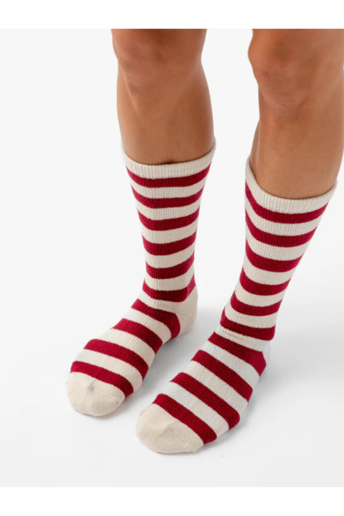 The Fair Isle Plush Lounge Sock
