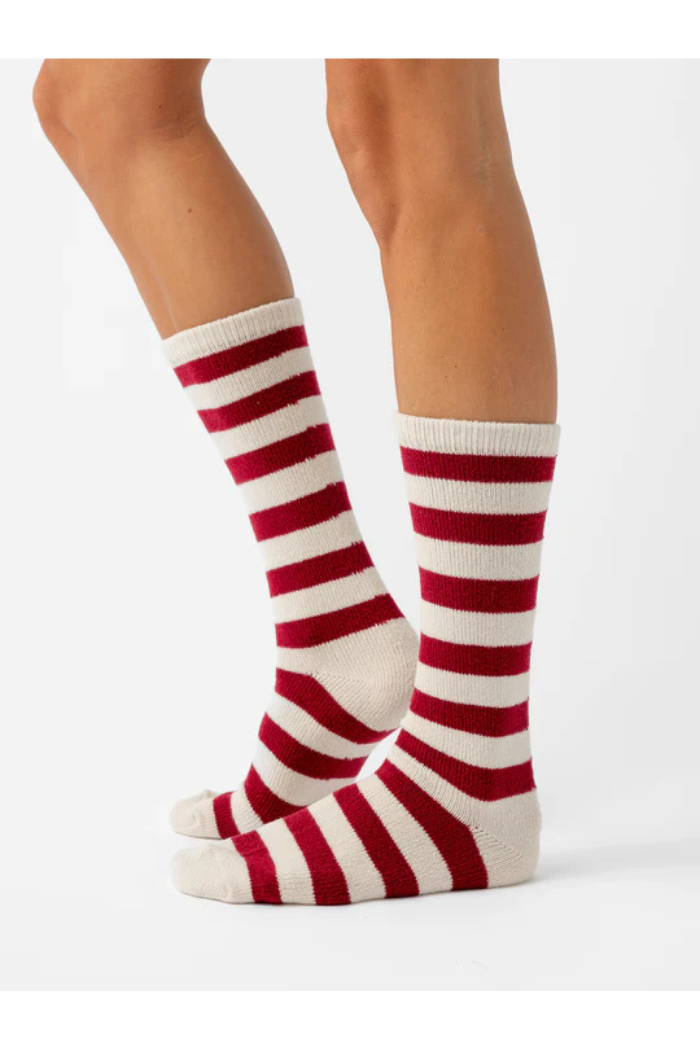 The Fair Isle Plush Lounge Sock