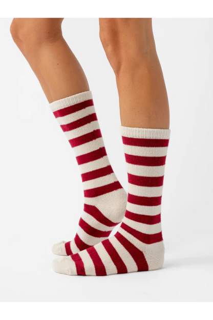 The Fair Isle Plush Lounge Sock