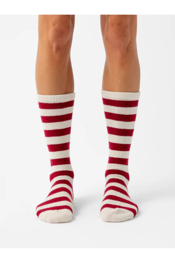 The Fair Isle Plush Lounge Sock