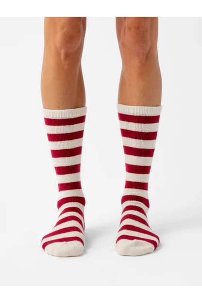 The Fair Isle Plush Lounge Sock