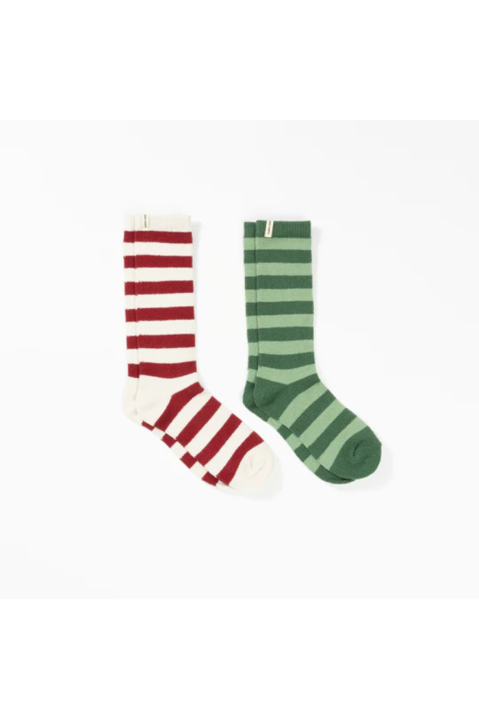 The Fair Isle Plush Lounge Sock