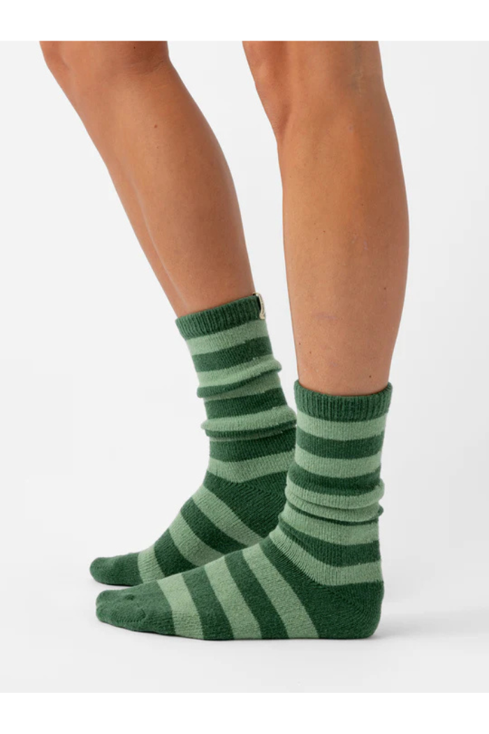 The Fair Isle Plush Lounge Sock