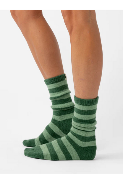 The Fair Isle Plush Lounge Sock