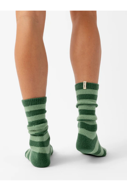 The Fair Isle Plush Lounge Sock