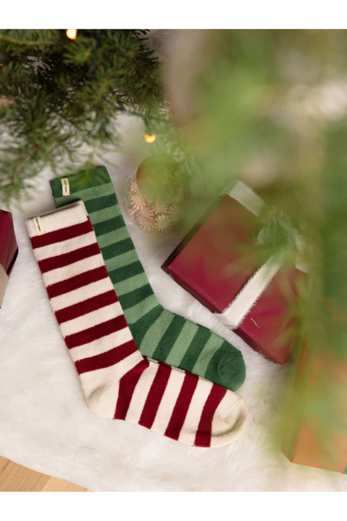 The Fair Isle Plush Lounge Sock