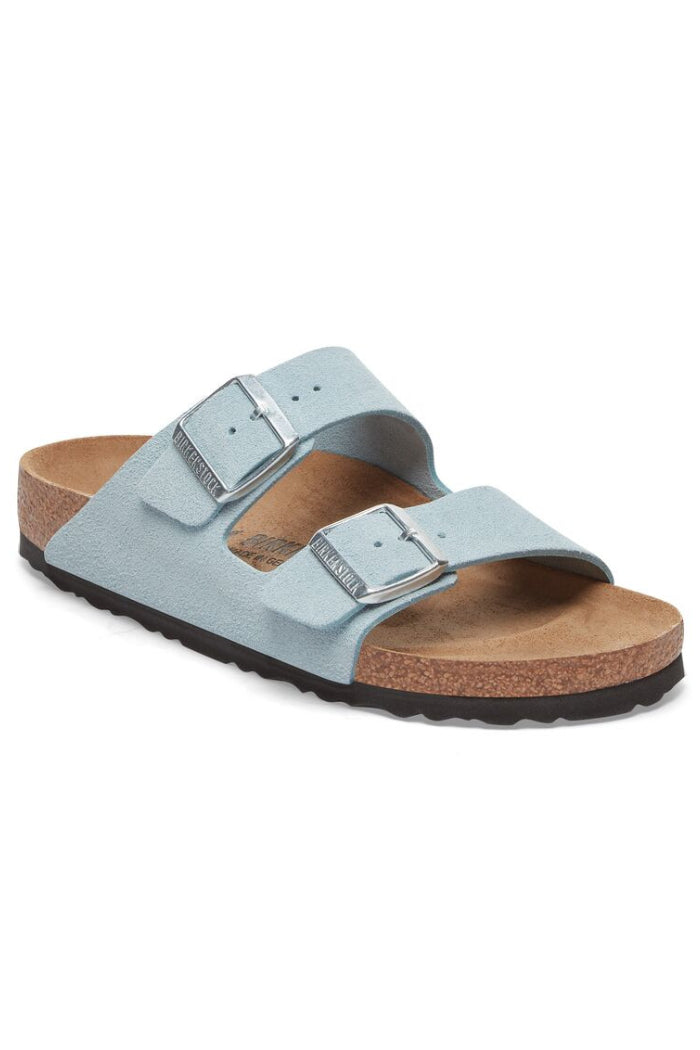 Arizona Narrow Width In Baby Blue Suede
