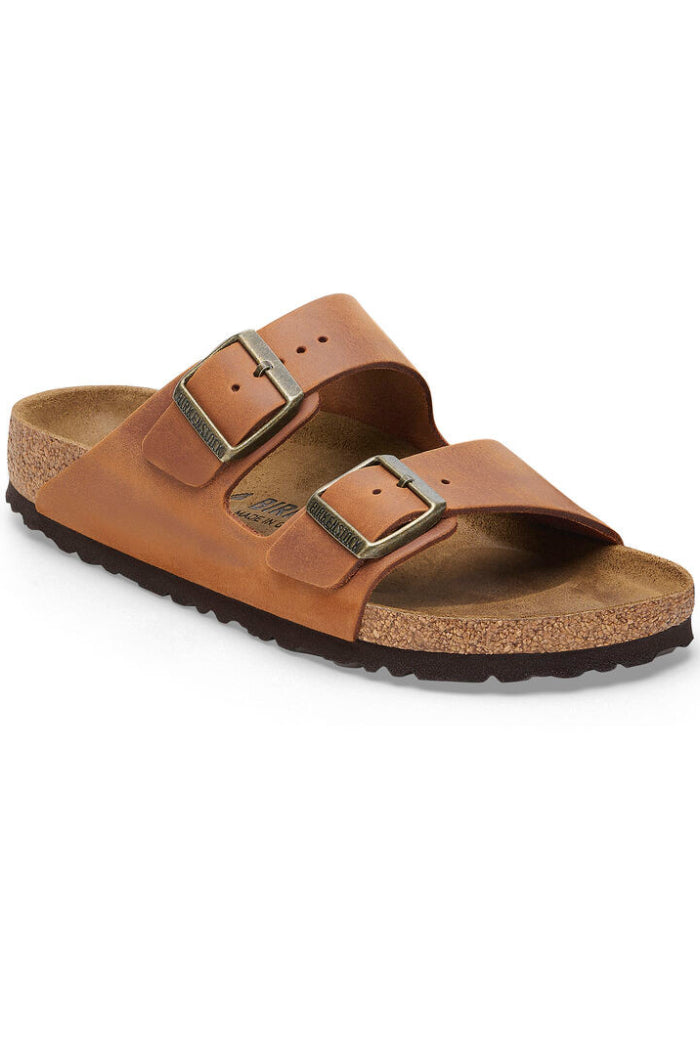 Arizona Narrow Width in Cognac Oiled Leather