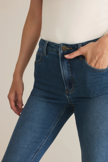 Lia Ankle Kick Flare Denim Pant