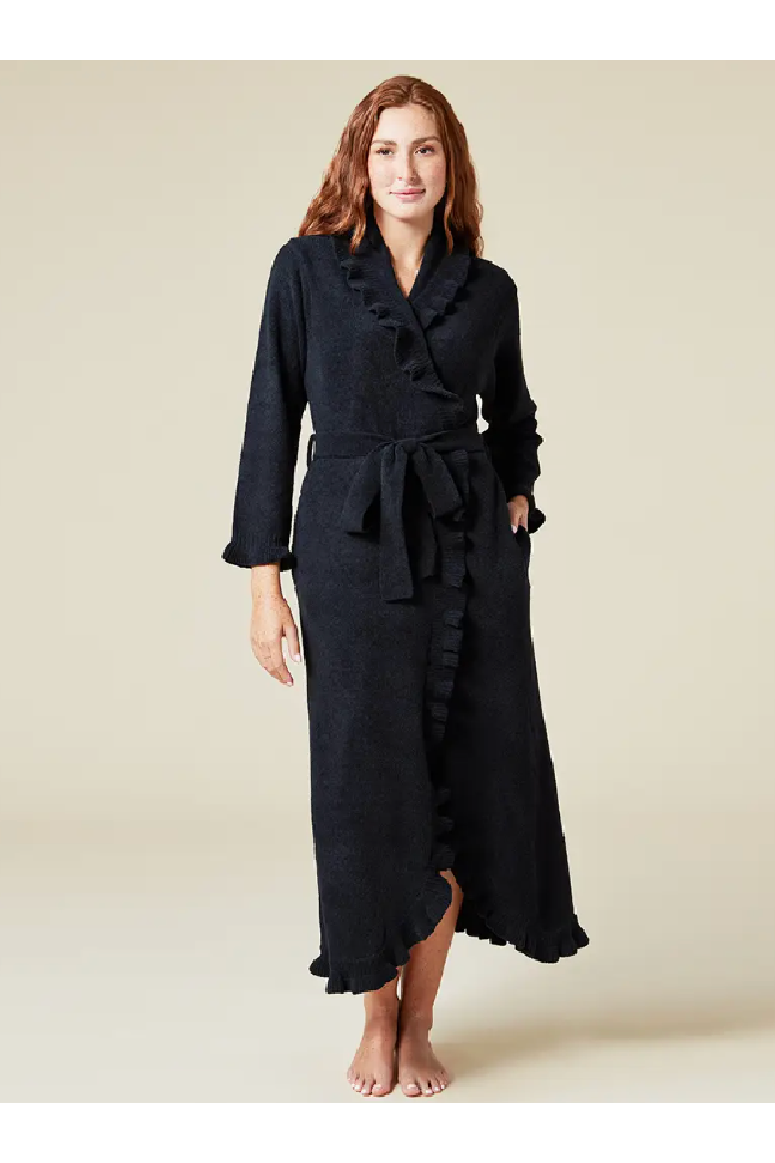 Ruffle Chenille Robe 51"