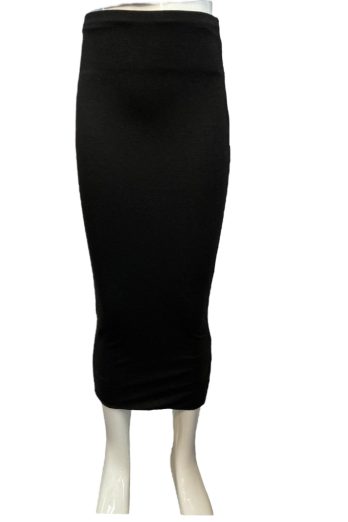 GIRLS Fitted Midi Skirt with Slit #42830