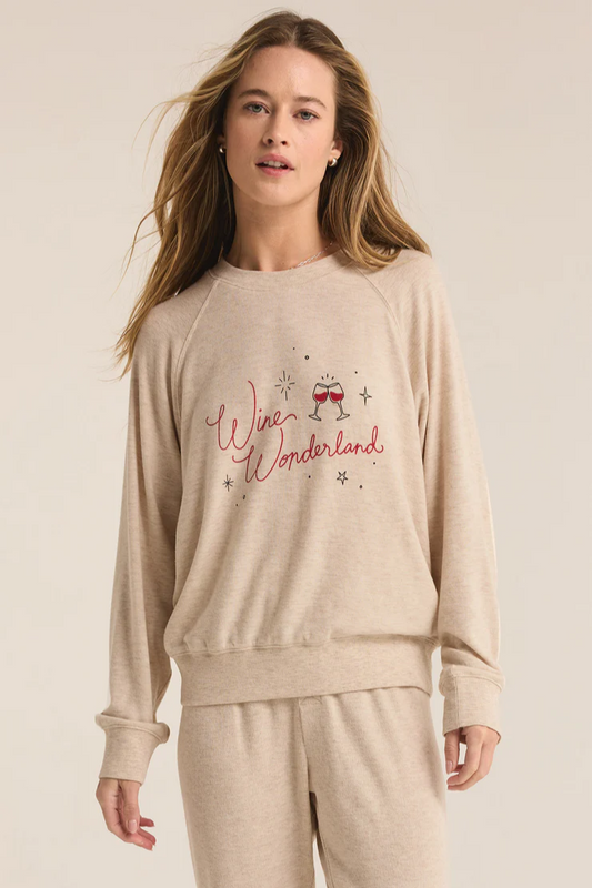 Cassie Wine Wonderland Top