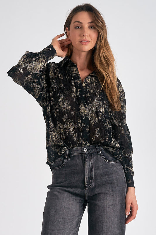 L/S Gold Smudge
