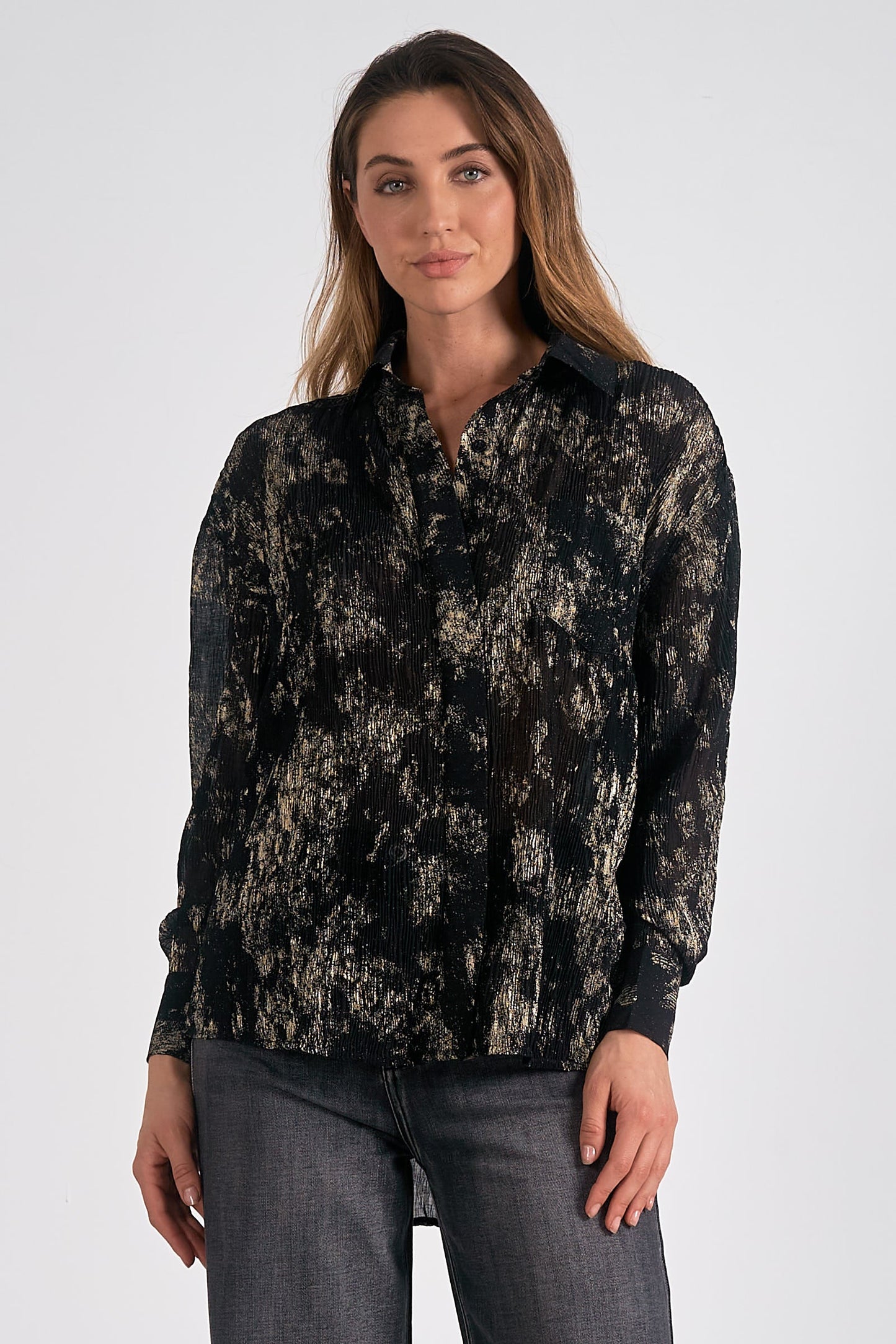 L/S Gold Smudge