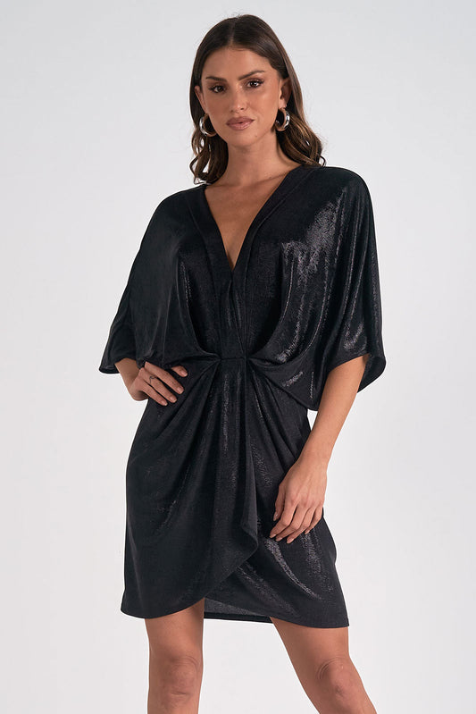 Shimmer Gathered Dress