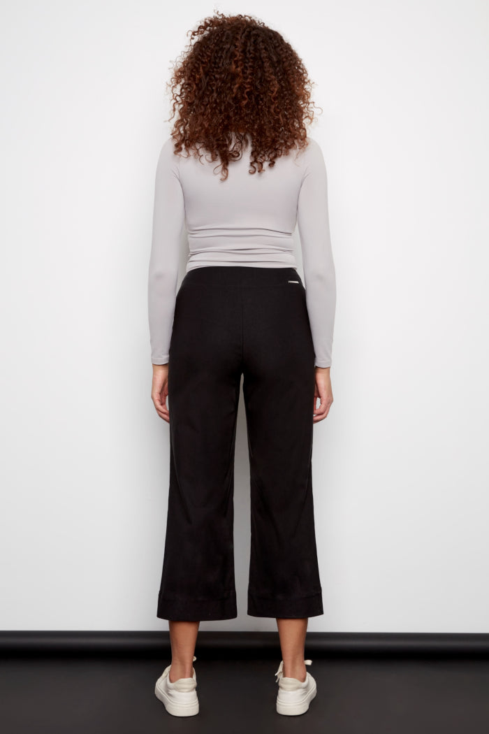 Wide Leg No Waistband Pant