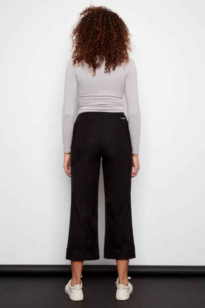Wide Leg No Waistband Pant