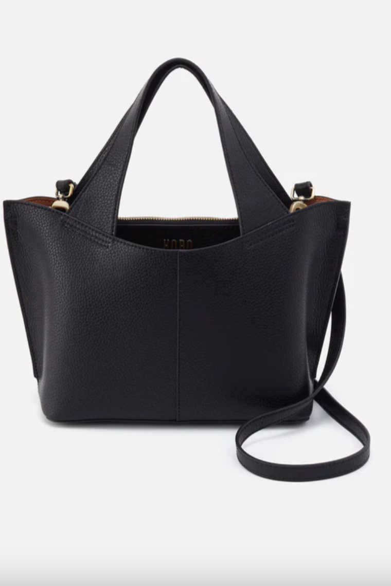 Viva Black Small Pebbled Tote
