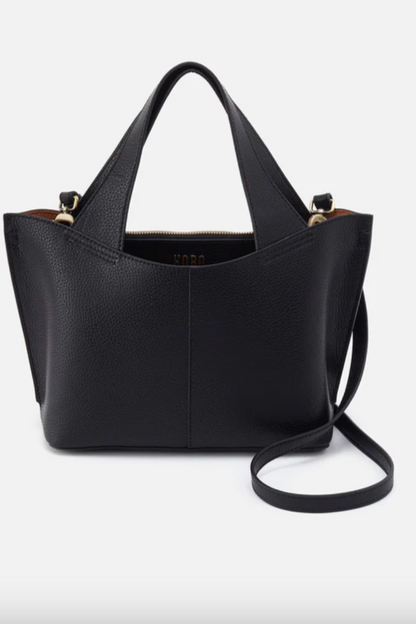 Viva Black Small Pebbled Tote