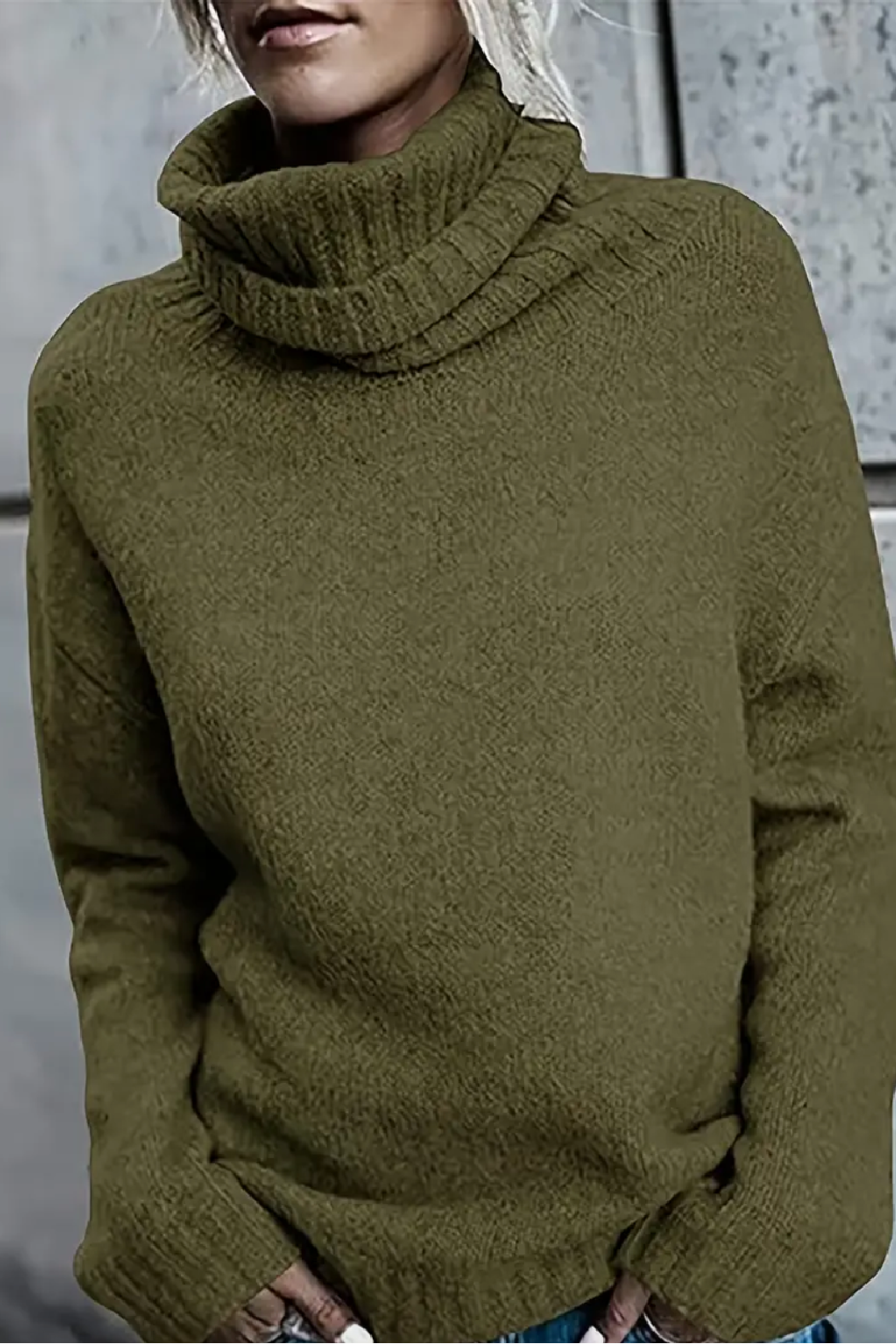 Farrah Ribbed Turtleneck Sweater