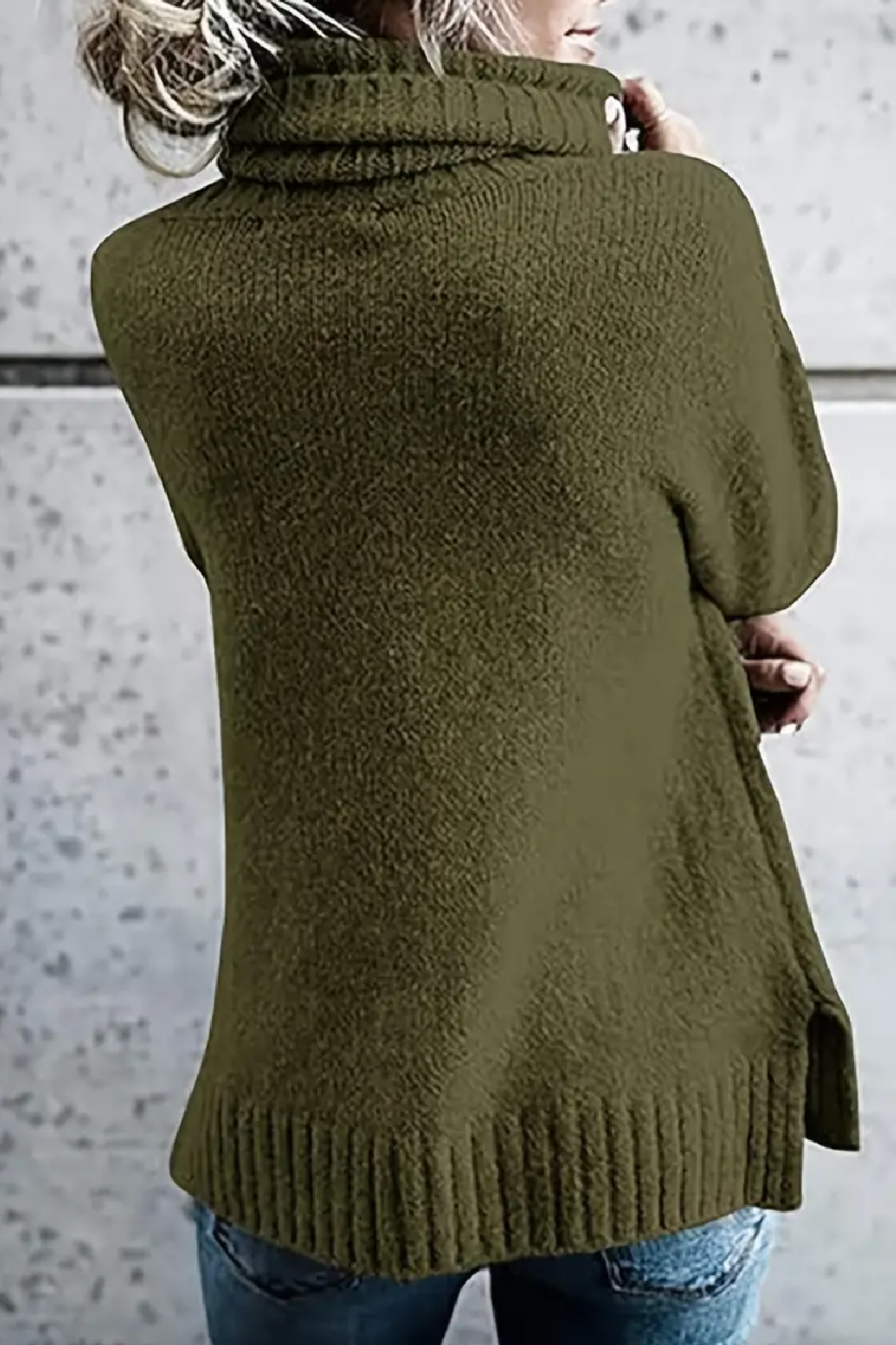 Farrah Ribbed Turtleneck Sweater