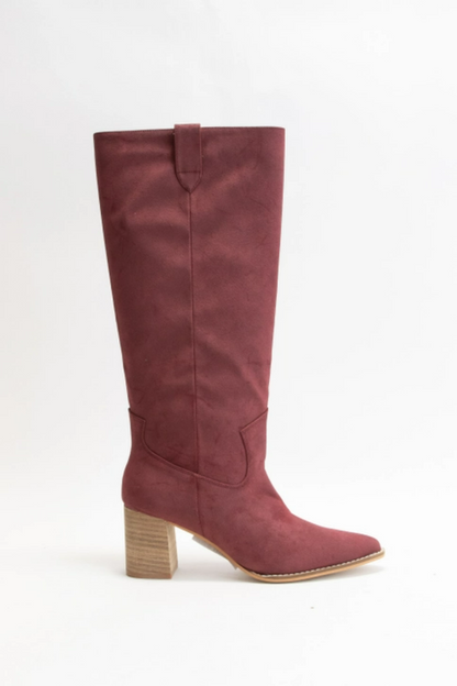 Ariana Mid Knee Length Cowboy Boot