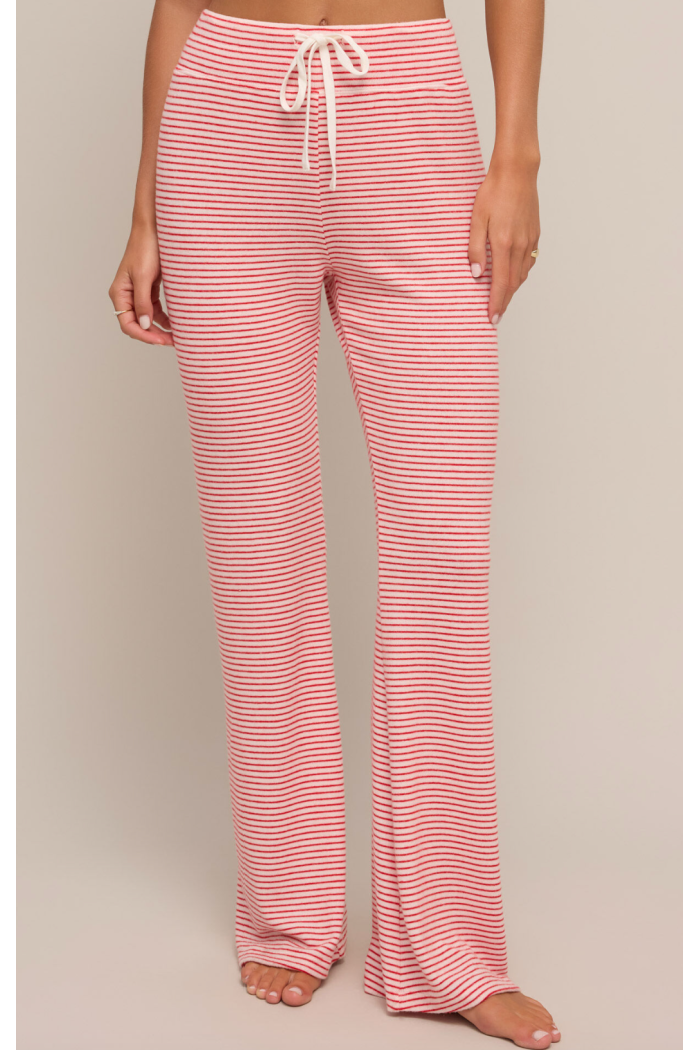 STRIPE PANT W/LS TOP