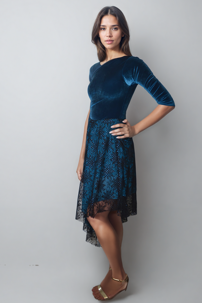 Velvet One Arm Top