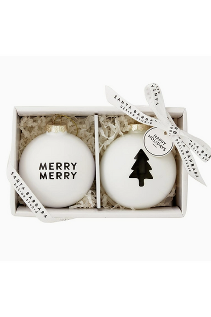 Glass Ornament Set