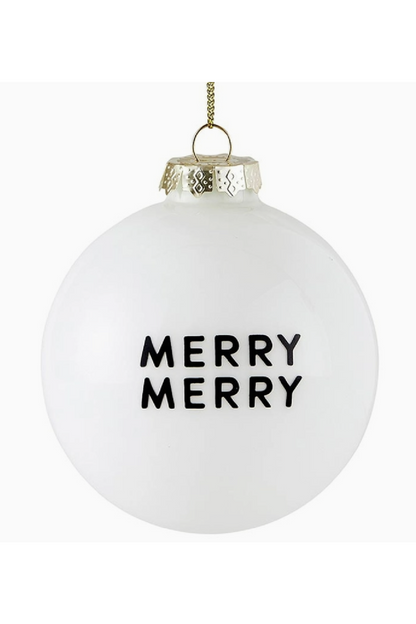 Glass Ornament Set