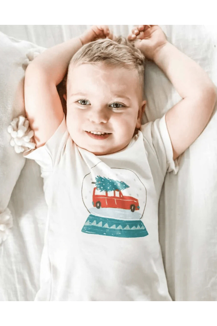 Kid Toddler Graphic Tee | Snow Globe