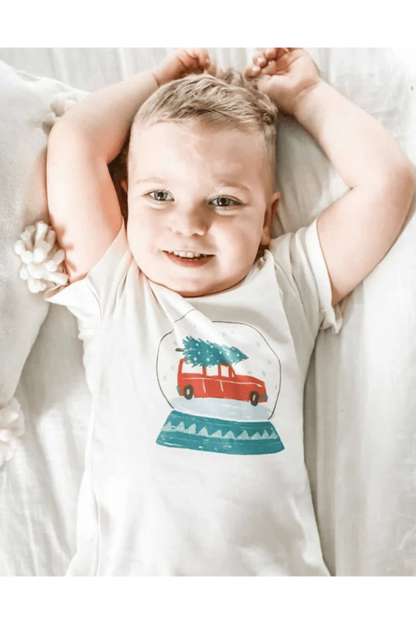 Kid Toddler Graphic Tee | Snow Globe
