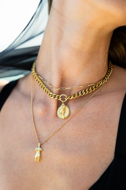 Queen Snake Curb Necklace