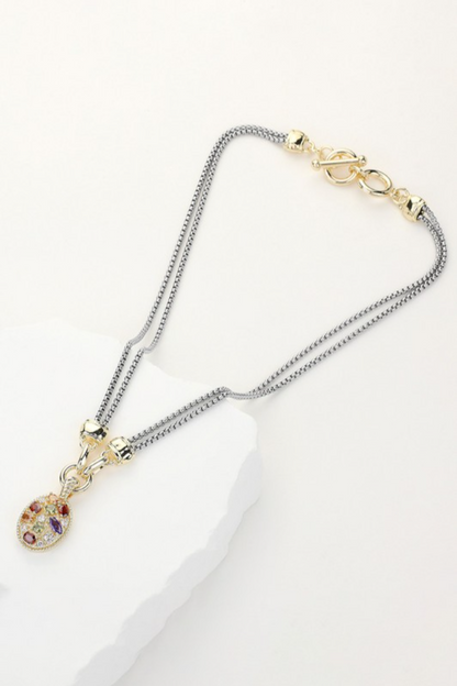 Radiant Oval Necklace