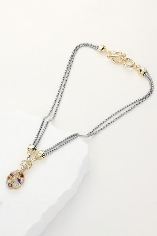 Radiant Oval Necklace
