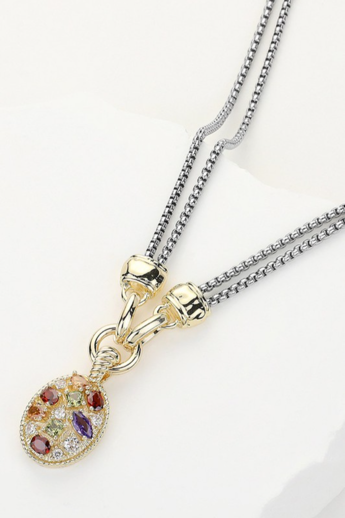 Radiant Oval Necklace