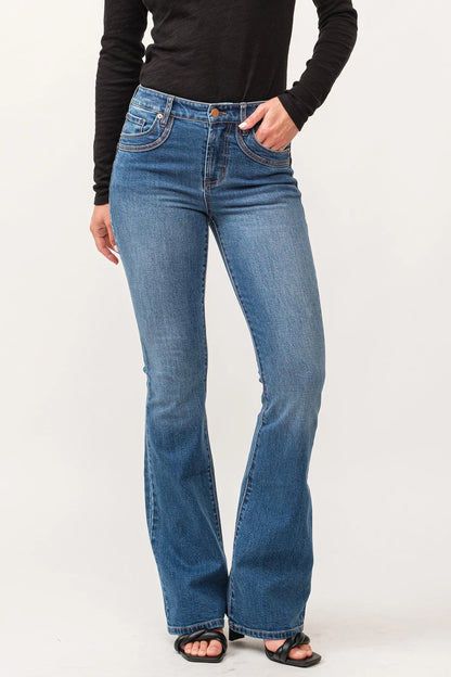 Laney Mid Rise Bootcut Denim