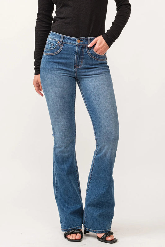 Laney Mid Rise Bootcut Denim