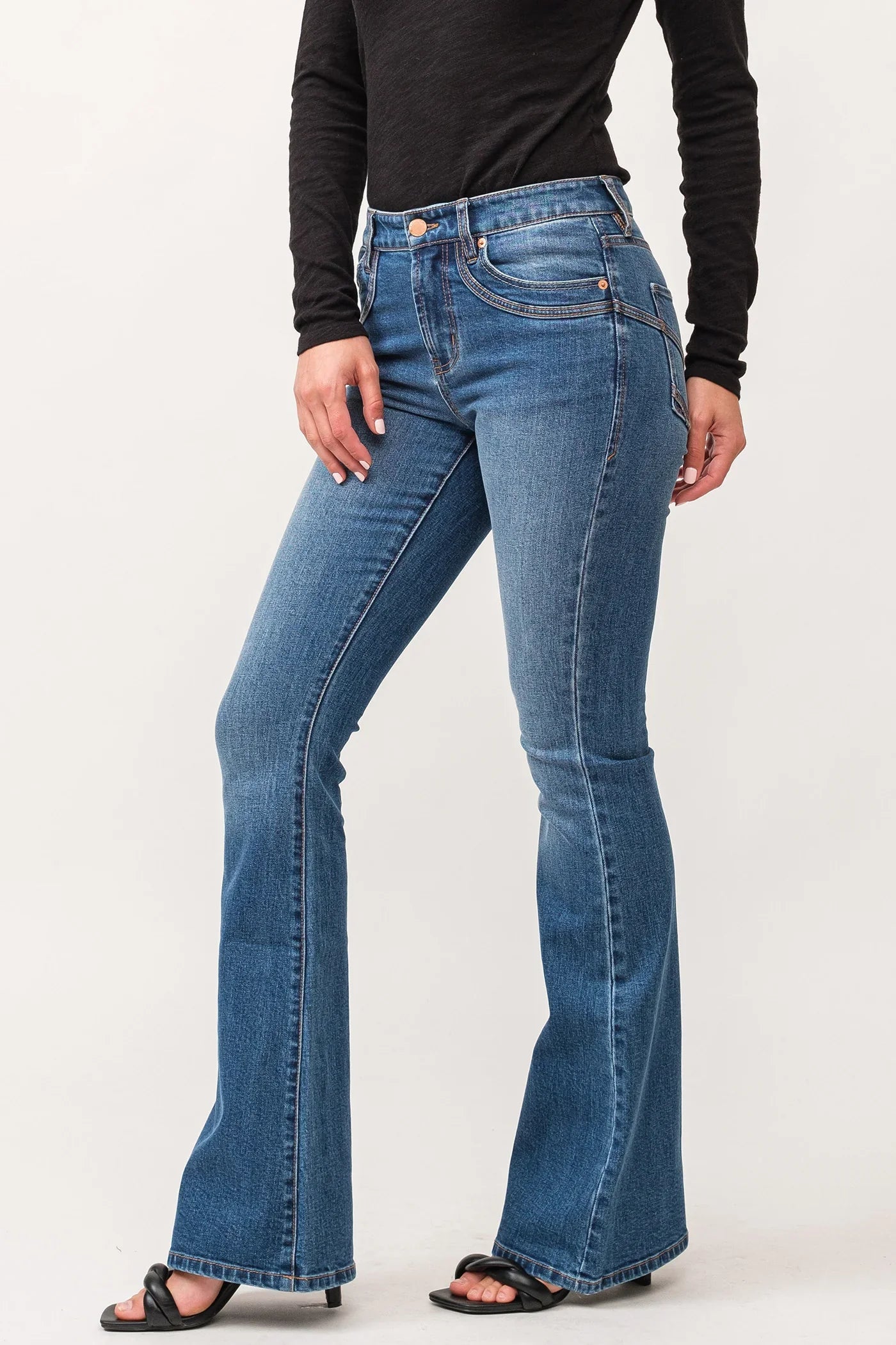 Laney Mid Rise Bootcut Denim