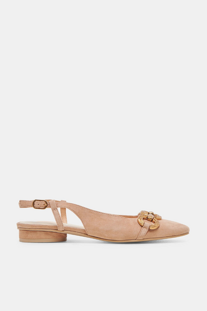Ramano Flats - Toffee Suede