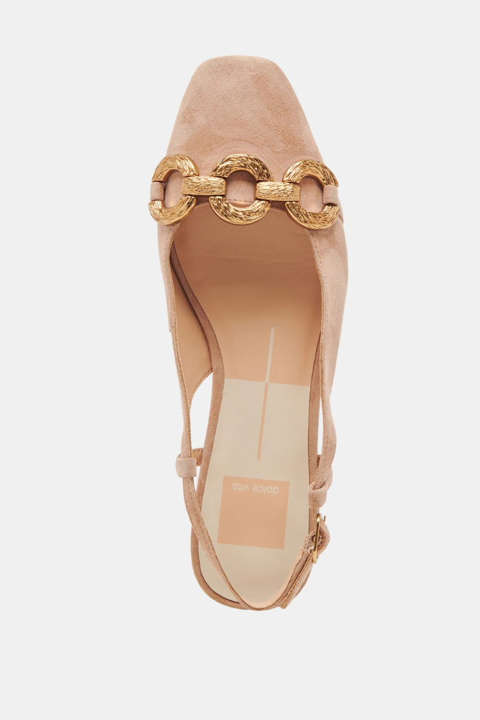 Ramano Flats - Toffee Suede