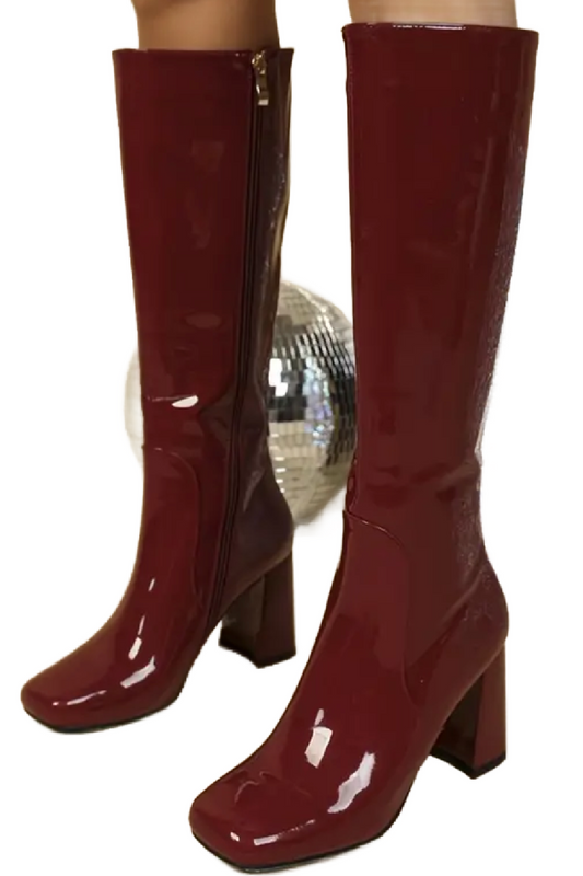 Penny Patent Tall Boot