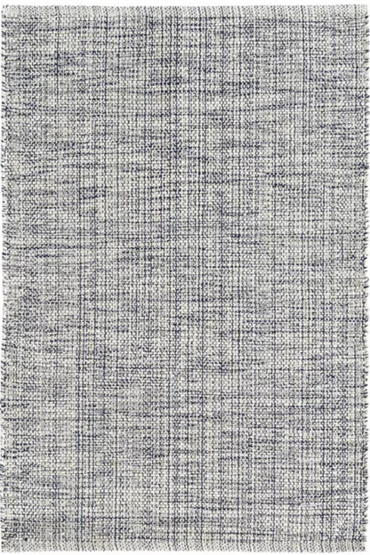 Marled Indigo Woven Cotton Rug