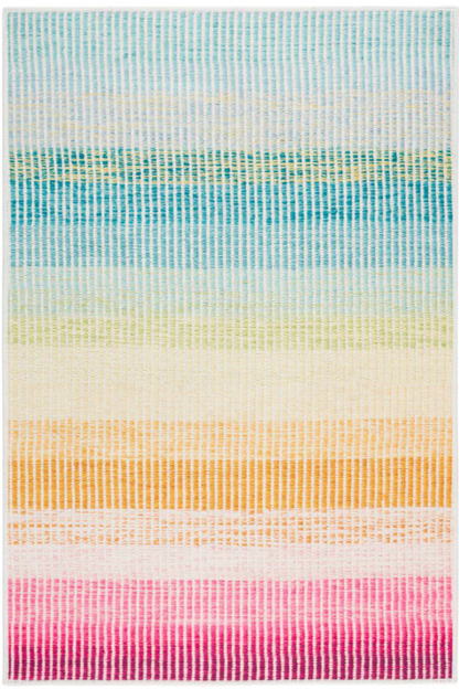 Watercolor Horizon Multi Machine  Washable Rugs