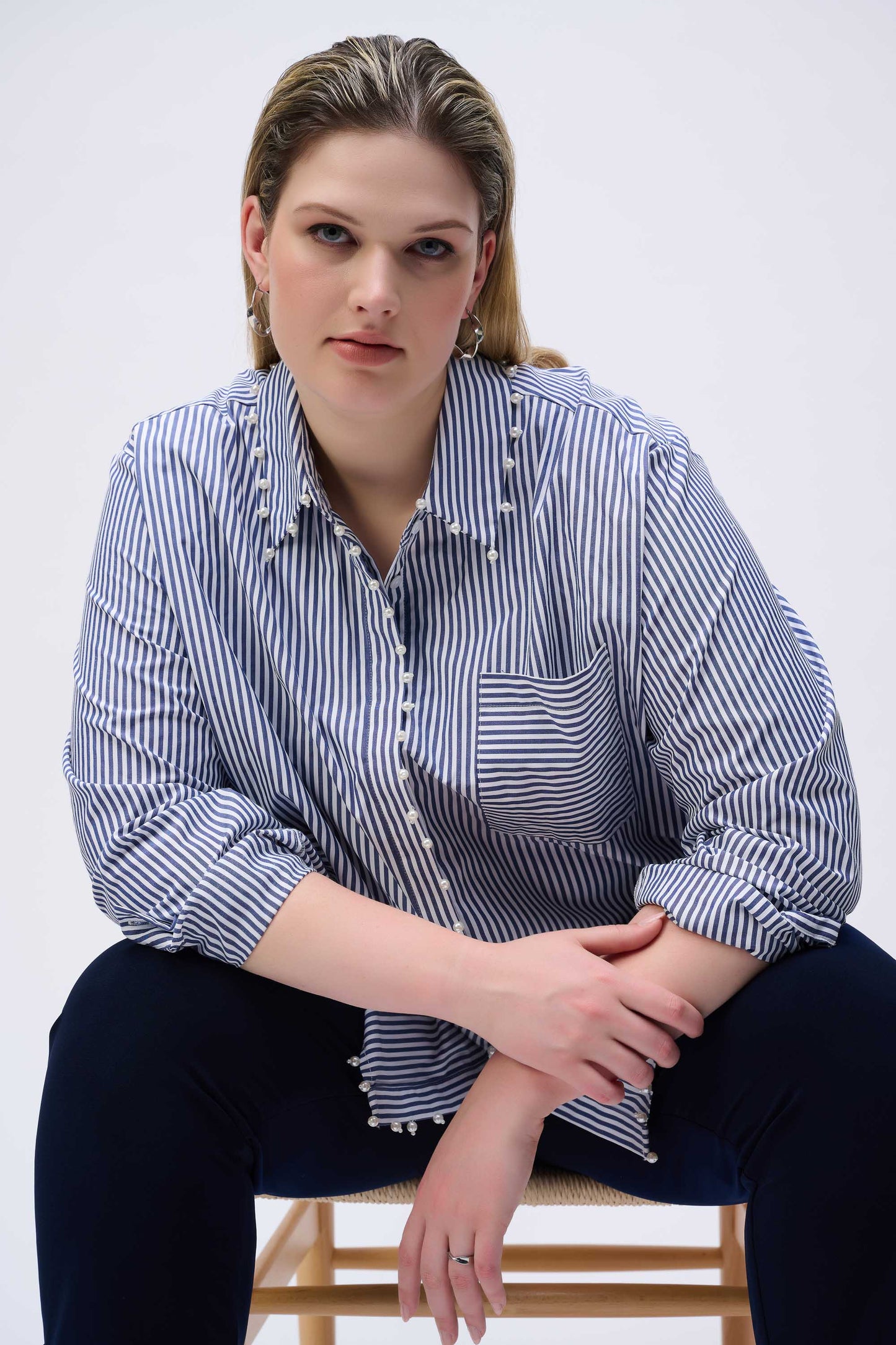 Striped Stretch Cotton Shirt