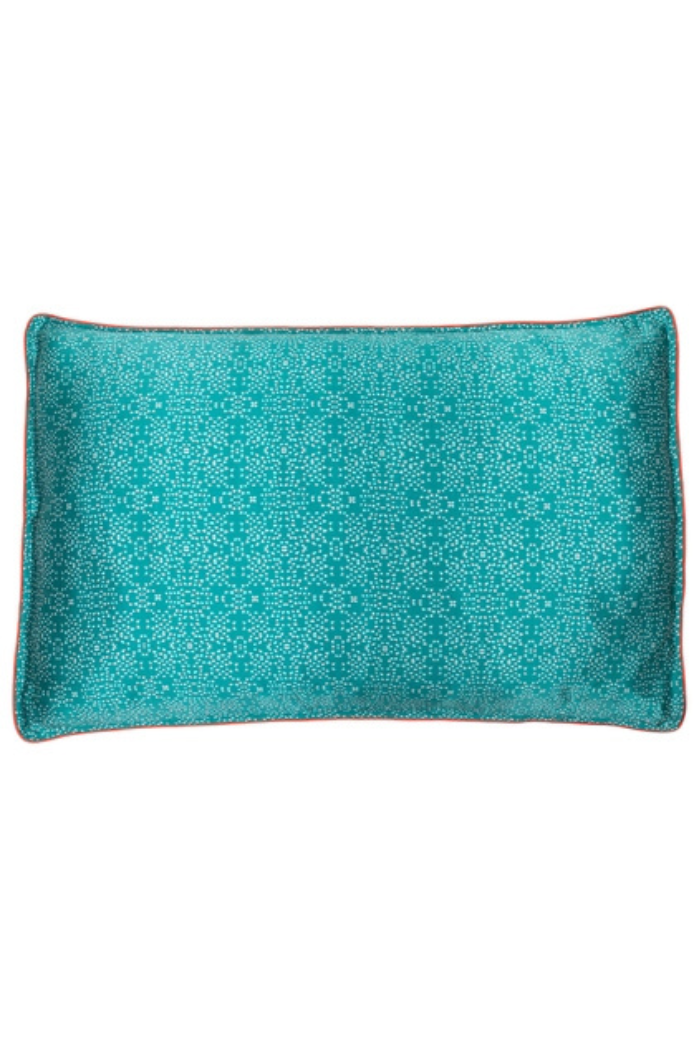 Jessica Russell Flint | Silk Pillowcase / "Teal Stars"