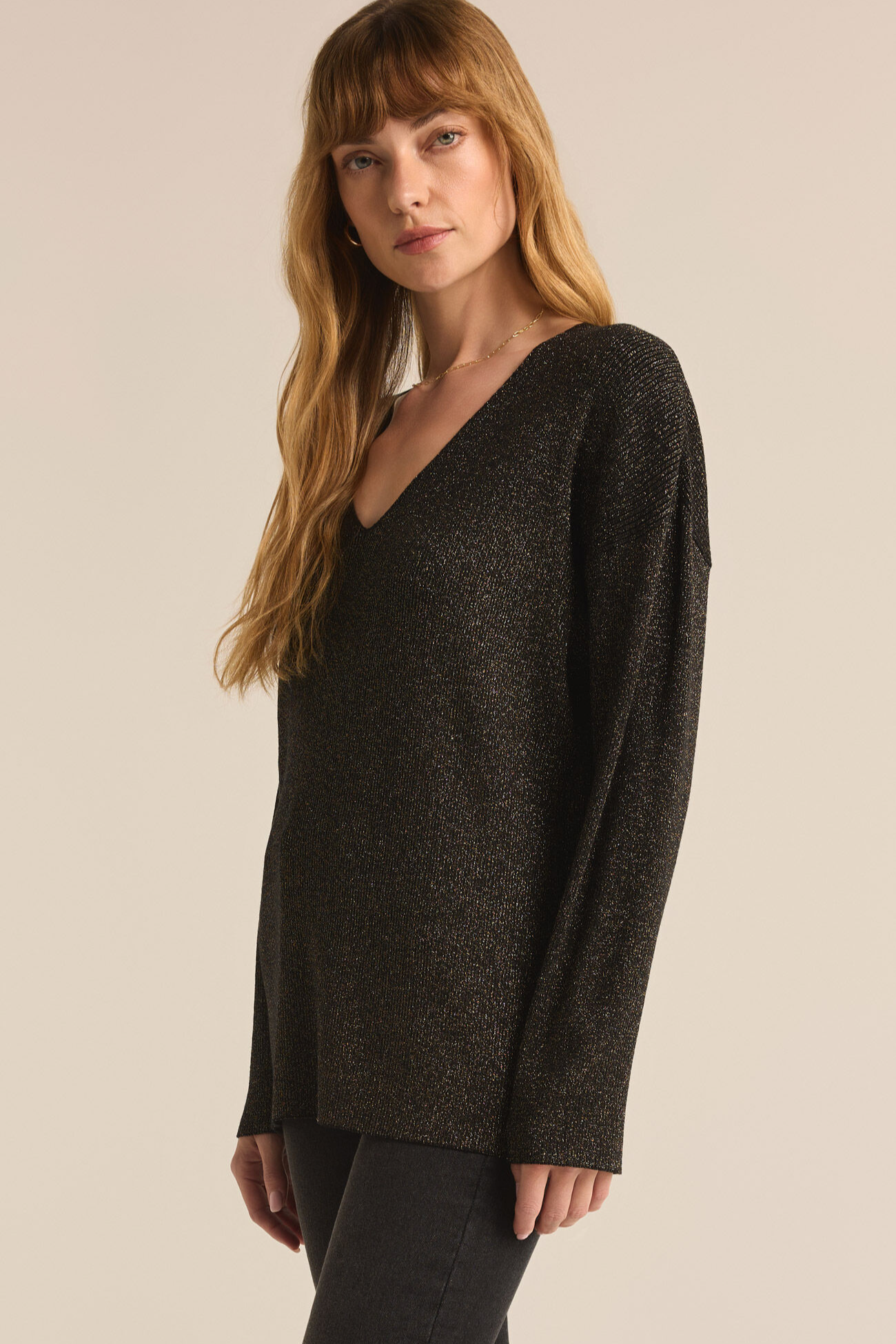 Goldie Vee Neck Sweater